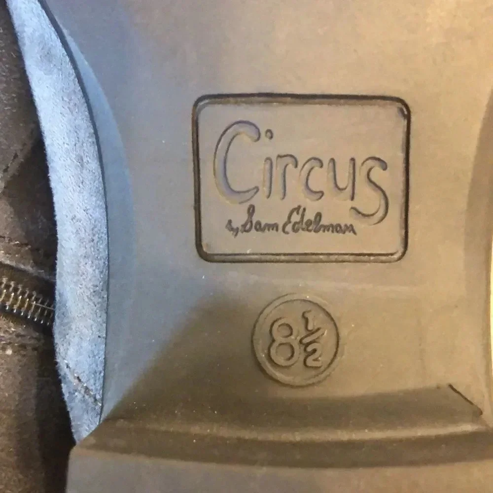 CIRCUS by Sam Eldelman gray suede boots